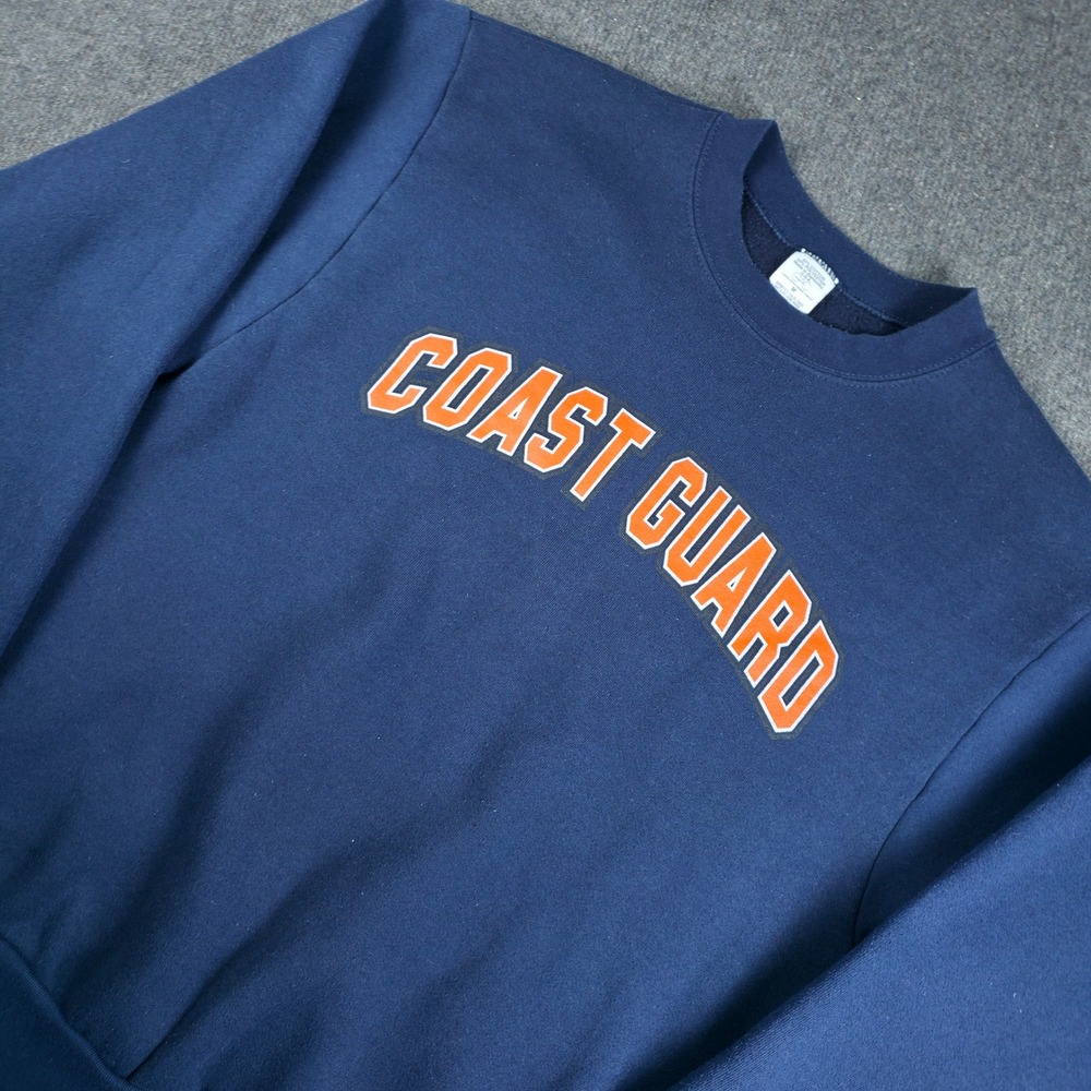 US Coast Guard Sweatshirt Unisex M Campbellsville Apparel Navy Blue Military USA